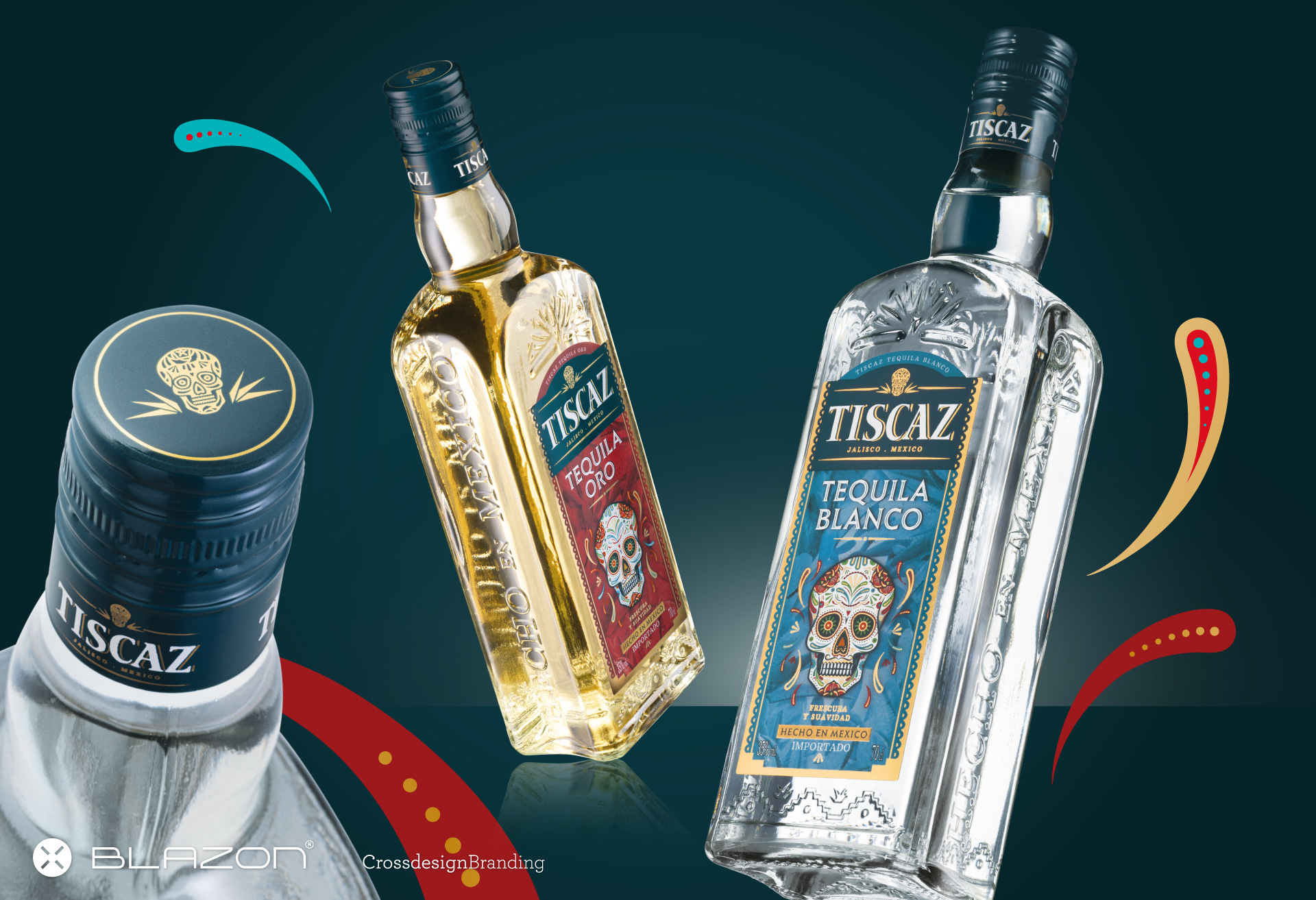 <p>  BLAZON / Crossdesign créé le nouveau territoire de la marque et les nouveaux packagings de la tequila TISCAZ. </p> 